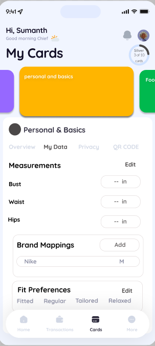 Hushh Wallet Data Info